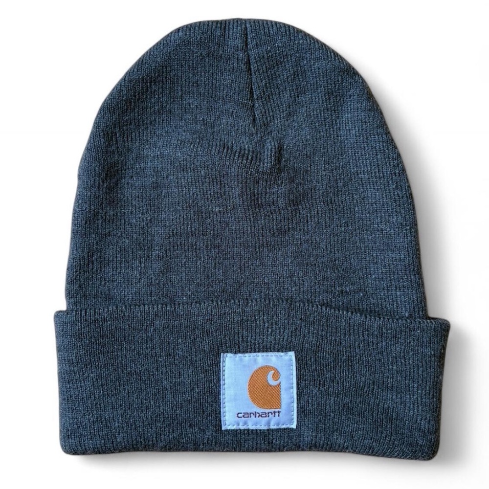 Carhartt Grey Beanie Hat O/S Winter Skater Men/Women